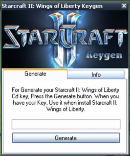 starcraft cd key generator